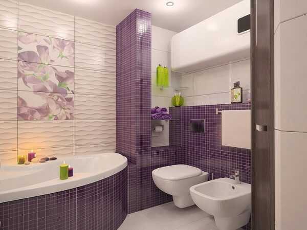 Планировка ванной комнаты совмещенной с туалетом: фото и примеры