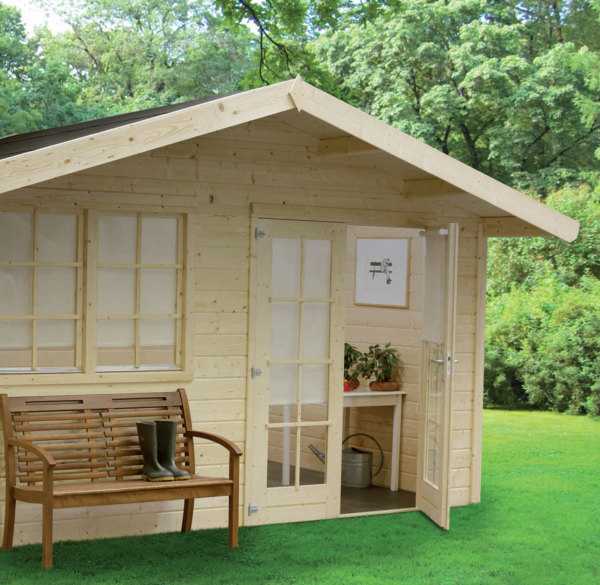 Комфортабельный красивый проект - домик для гостей на даче